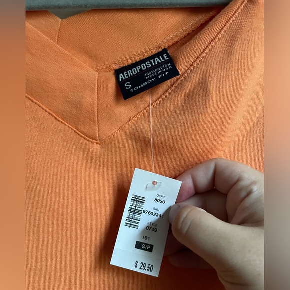 NWT Y2K Aeropostale tomboy fit long sleeve top size S twilight - Picture 2 of 6